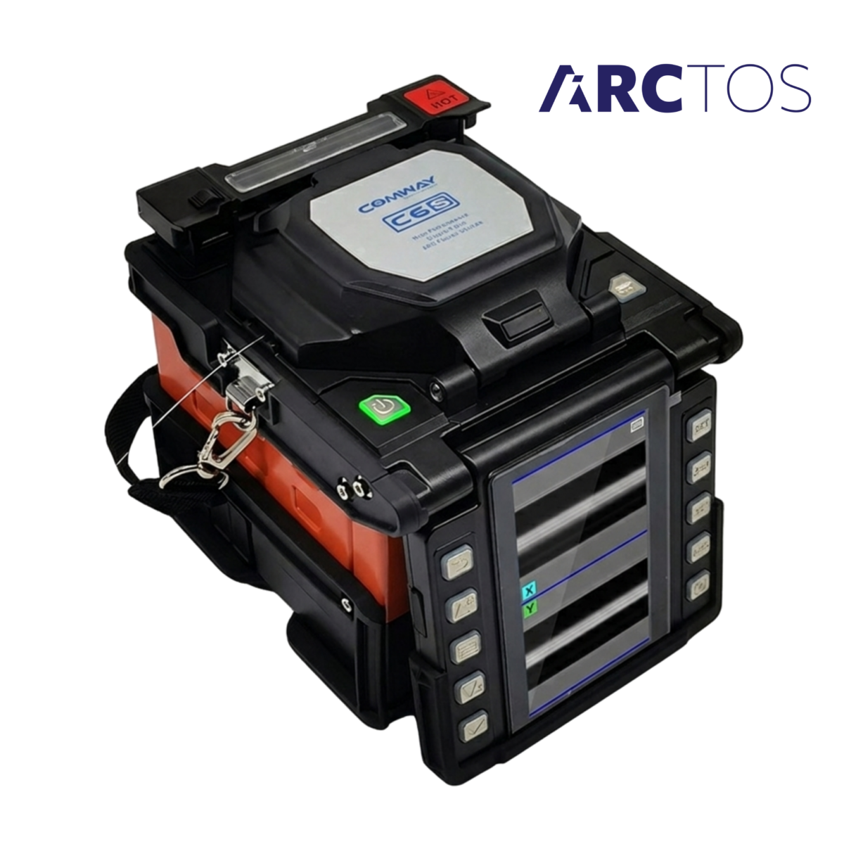 COMWAY-Fusion-Splicer-C6S-με-CC-03-One-step-cleaver-arctos-solutions-athina